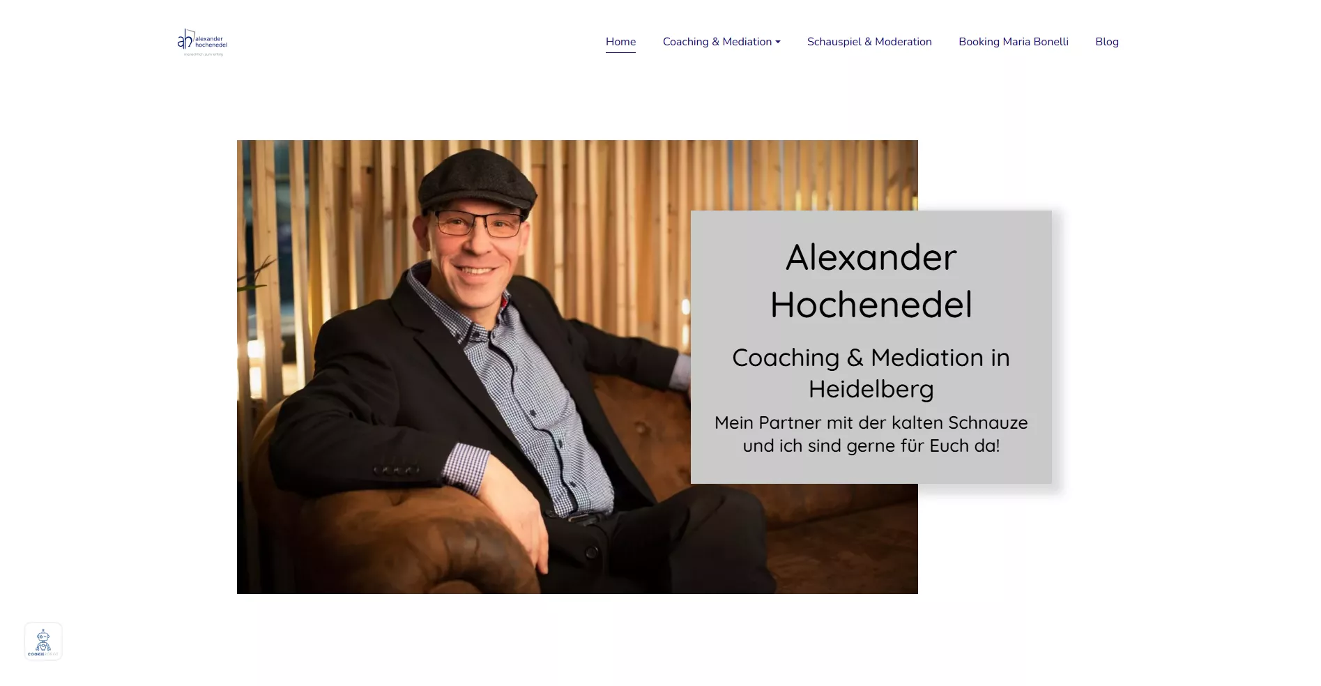 Screenshot Website Alexander Hochenedel